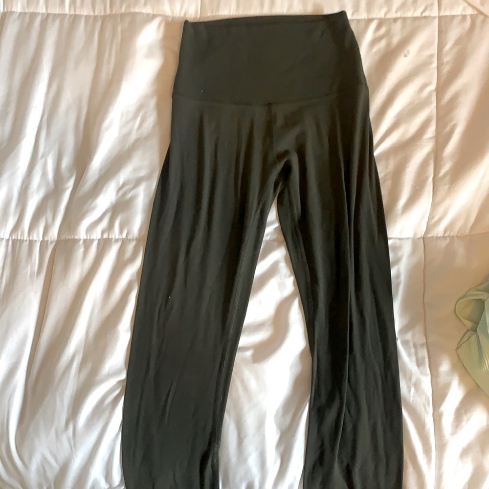 Green Lululemon Align Leggings